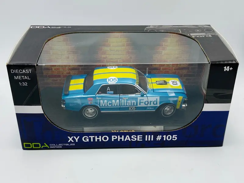 1:32 1972 Jim Richards -- #105 Ford Xy Falcon Gt-Ho Phase 3 -- Dda 1