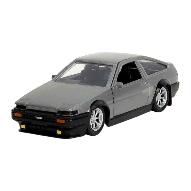 1:32 1986 Toyota Trueno (Ae86) -- Grey/Black -- Jada: Fast & Furious 1