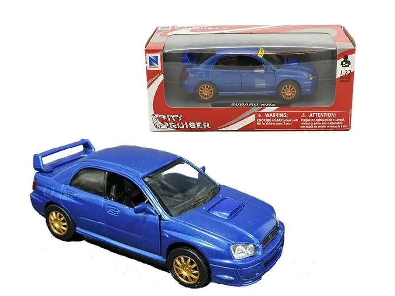1:32 2004 Subaru Impreza Wrx Sti -- Blue -- New Ray City Cruiser 1