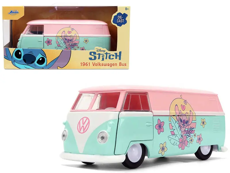 1:32 Angel Themed W/Volkswagen Kombi Bus -- Jada: Lilo & Stitch 1