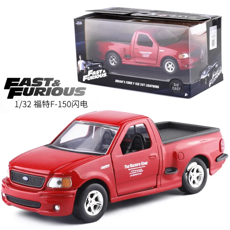 1:32 Brian's 1999 Ford F-150 Lightning -- Red -- Fast & Furious Jada 1