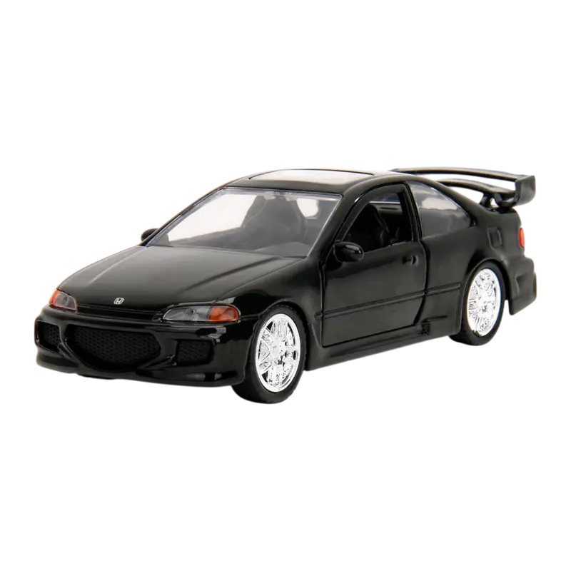 1:32 Honda Civic Ej1 -- Black Heist Car -- Jada: Fast & Furious 1