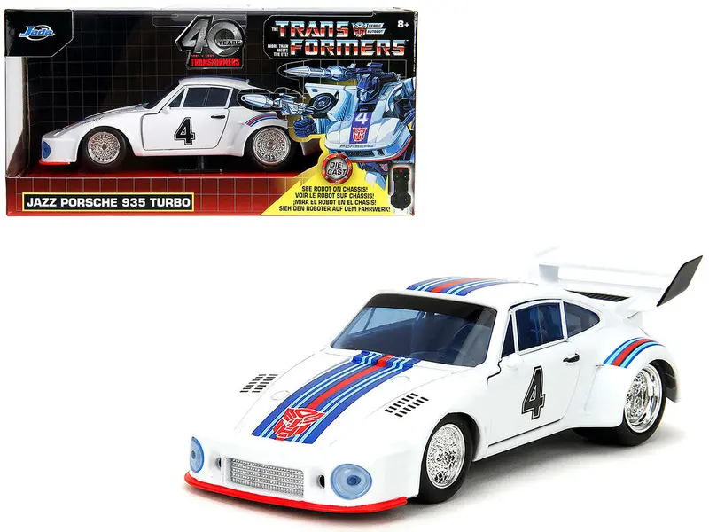 1:32 Jazz 1976 Porsche 935 Turbo -- Transformers G1 -- Jada 1