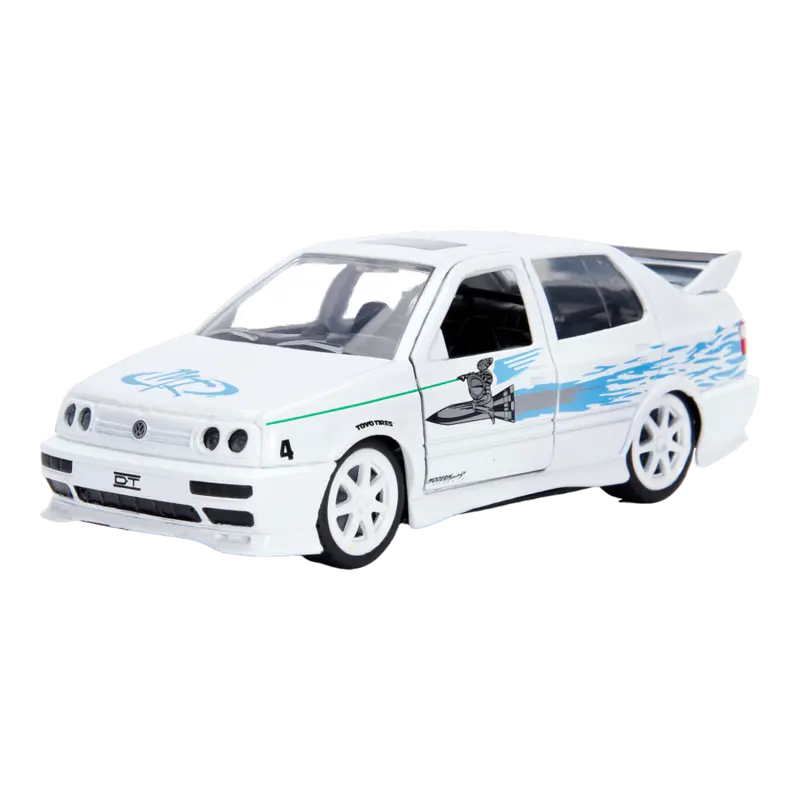 1:32 Jesse's Volkswagen Jetta -- White -- Fast & Furious Jada 1
