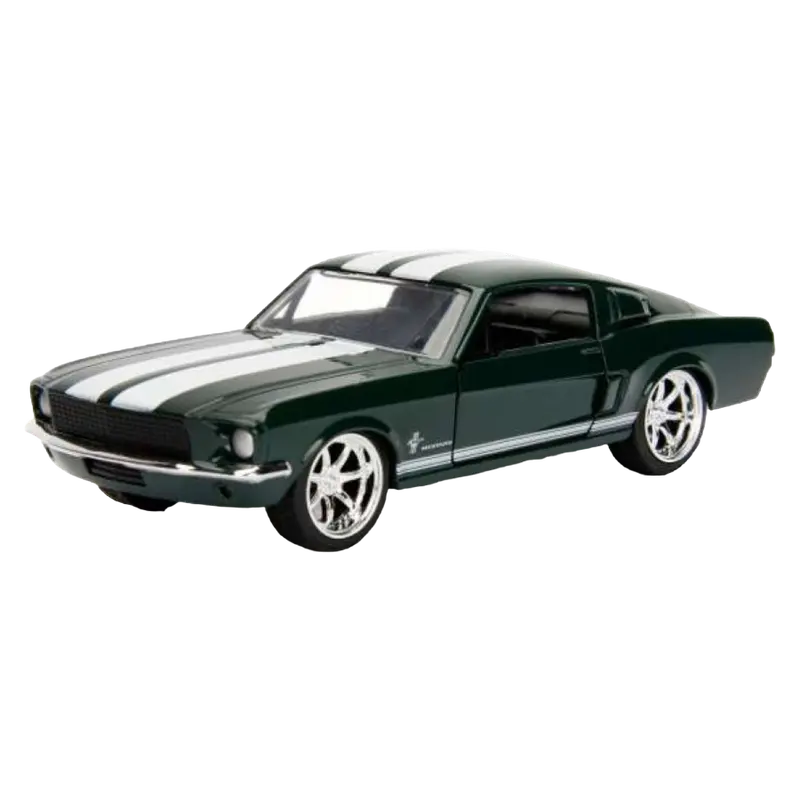 1:32 Sean's 1967 Ford Mustang -- Dark Green -- Fast & Furious Jada 1