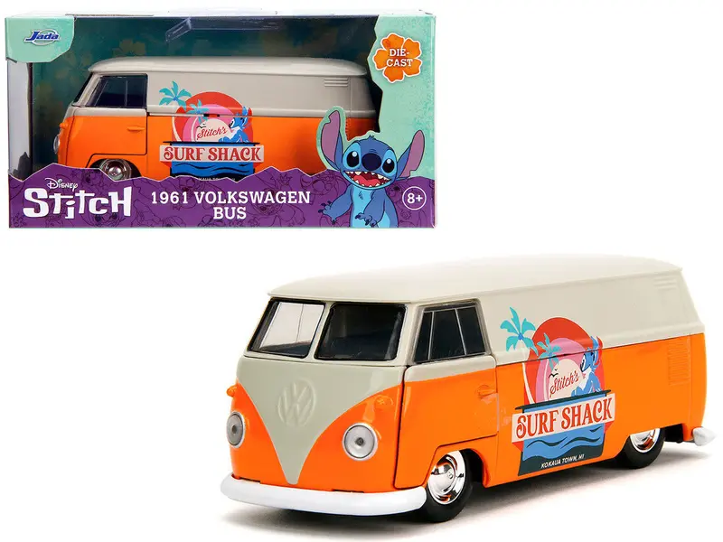 1:32 Stitch's Surf Shack W/Volkswagen Kombi Bus -- Jada: Lilo & Stitch 1