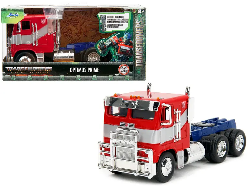 1:32 Transformers (2023) - Optimus Prime -- 1987 Freightliner Fla Truck -- Jada 1