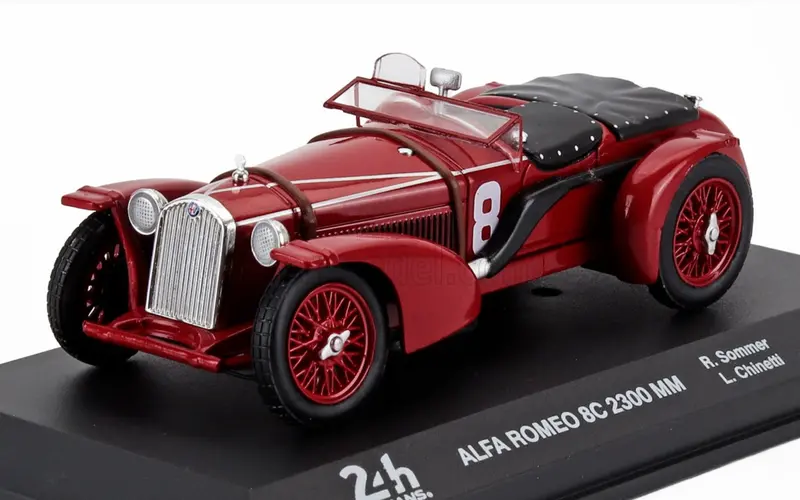 1:43 1932 Le Mans 24 Hour Winner -- #8 Alfa Romeo 8C 2300Lm -- Atlas 1