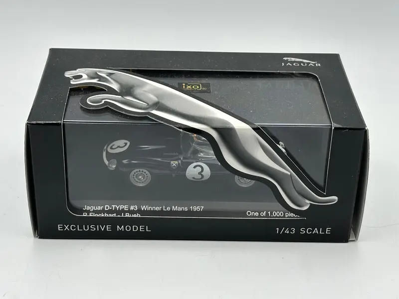 1:43 1957 Le Mans 24 Hour Winner -- #3 Jaguar D-Type -- Ixo Models 1