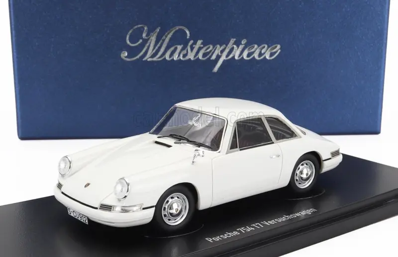 1:43 1959 Porsche 754 T7 Prototype 901/911 -- White -- Autocult 1