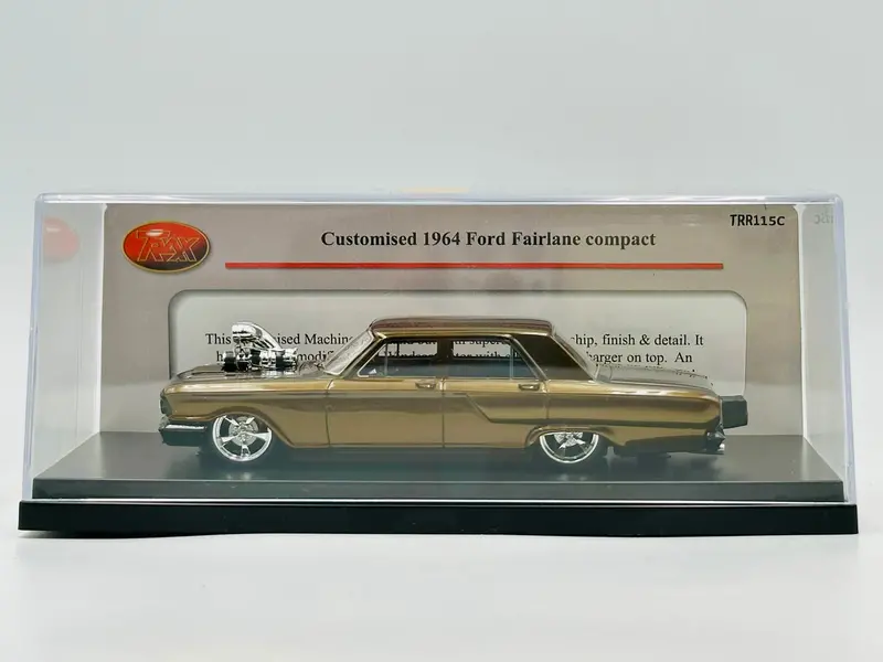 1:43 1964 Ford Fairlane Compact -- Dark Bronze -- Trax Trr115c 1