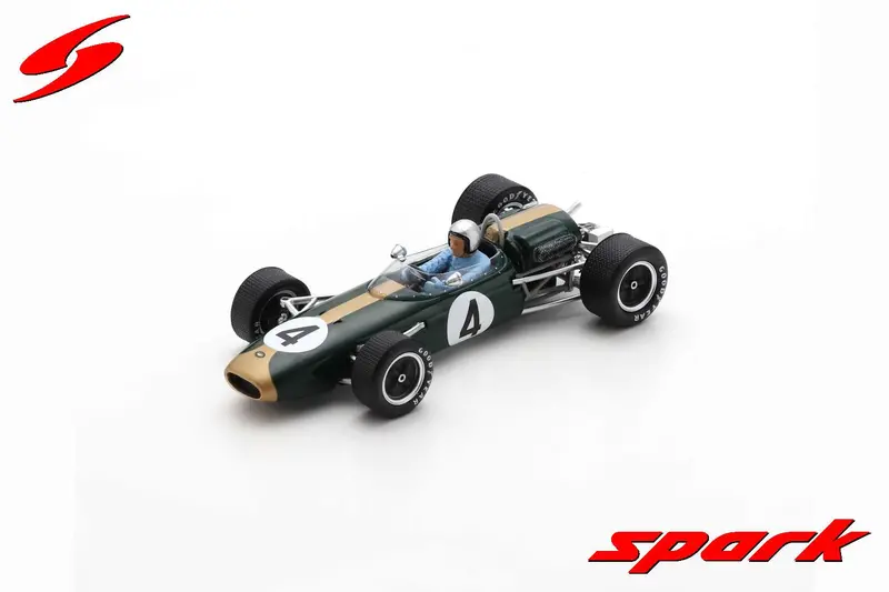 1:43 1965 Jack Brabham -- Sandown Park Cup Winner -- Brabham Bt11a -- Spark 1