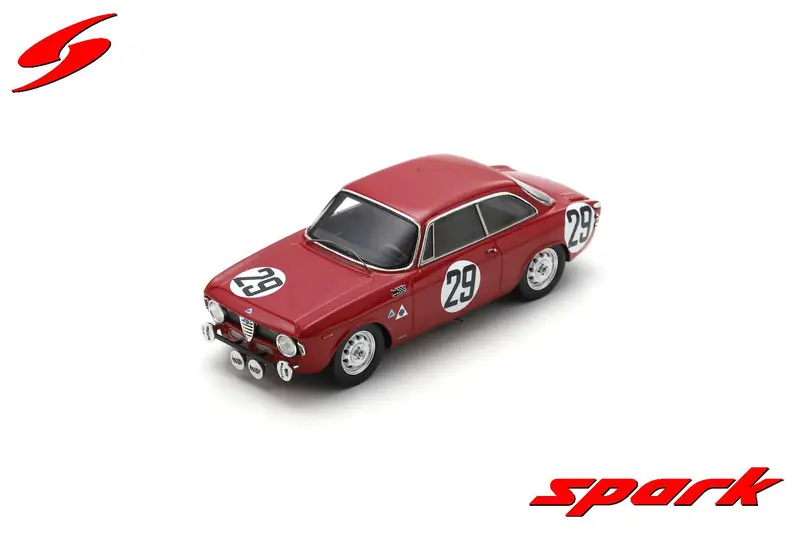 1:43 1966 Spa 24H -- #29 Alfa Romeo 1600 Gta -- Spark 100 Years Of Spa 24H 1