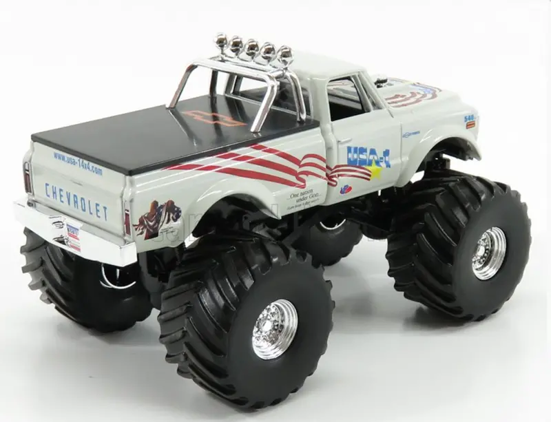 1:43 1970 Chevrolet K-10 Monster Truck "Usa-1 Legacy" -- Greenlight 2