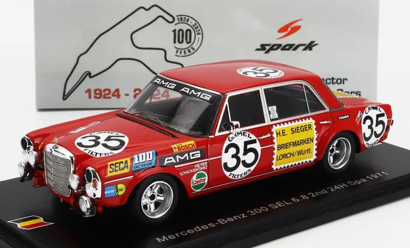 1:43 1971 Spa 24H -- #35 Mercedes-Benz Amg 300 Sel -- Spark 100 Years Of Spa 24H 1