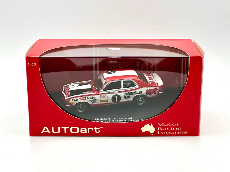1:43 1973 Bathurst Peter Brock -- Holden Lj Torana Gtr Xu-1 -- Biante/Autoart 1