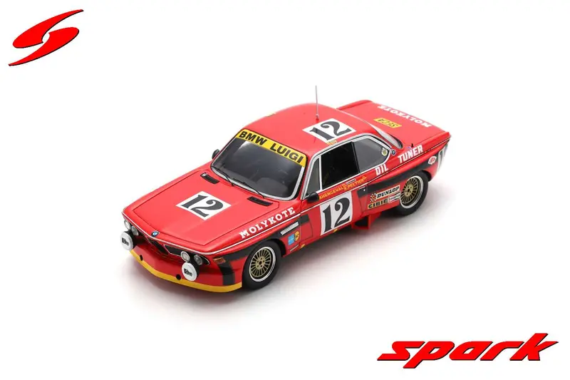 1:43 1974 Spa 24H Winner -- #12 Bmw 3.0 Csi -- Spark 1
