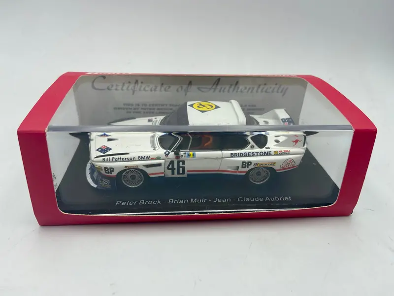 1:43 1976 Le Mans 24 Hour -- Peter Brock -- Bmw 3.5 Csl -- Biante/Spark 1
