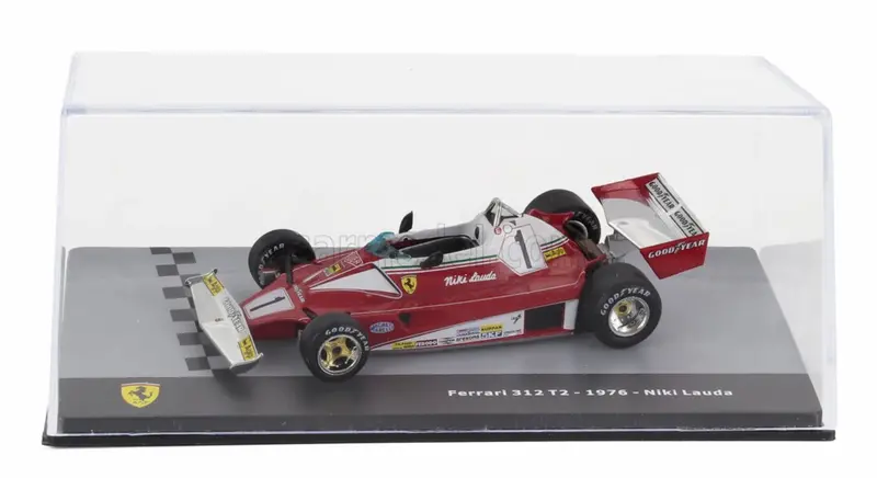 1:43 1976 Niki Lauda -- #1 Ferrari 312 T2 -- Atlas/Edicola F1 1