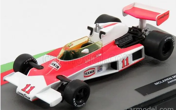 1:43 1976 World Champion -- James Hunt -- Mclaren M23 -- Atlas F1 1