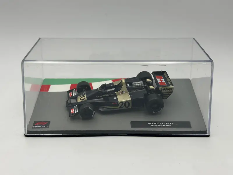 1:43 1977 Jody Scheckter -- Wolf Wr1 -- Atlas F1 1