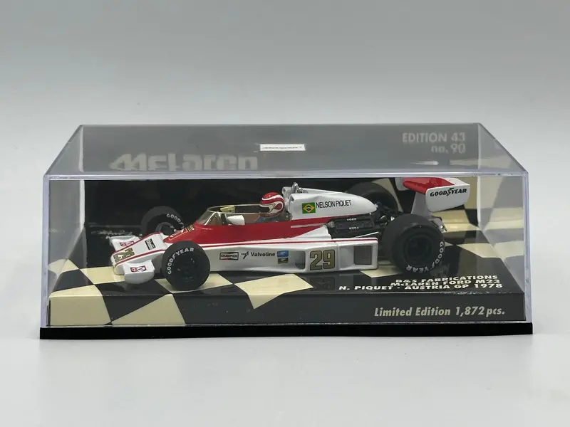 1:43 1978 Nelson Piquet -- #29 Mclaren Ford M23 -- Austria Gp -- Minichamps F1 1