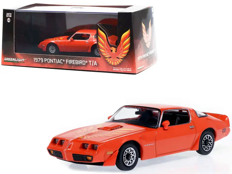 1:43 1979 Pontiac Firebird T/A Trans Am -- Mayan Red -- Greenlight 1