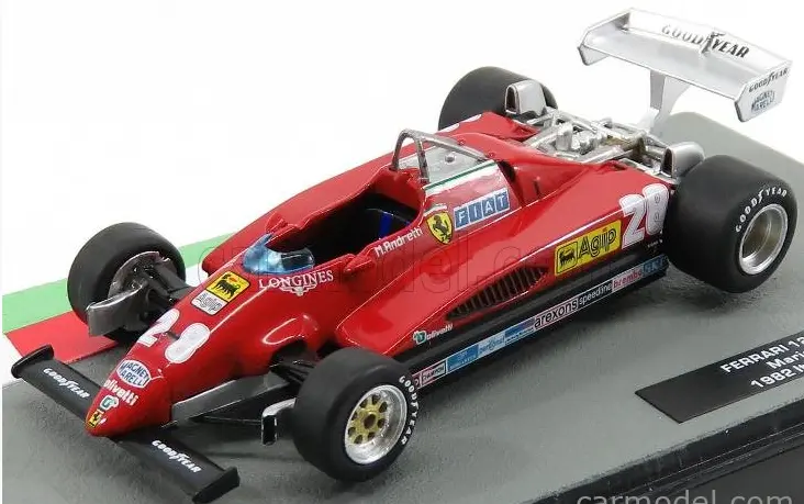1:43 1982 Mario Andretti -- Italian Gp Pole & 3Rd Place -- Ferrari 126C2 -- Atlas F1 1