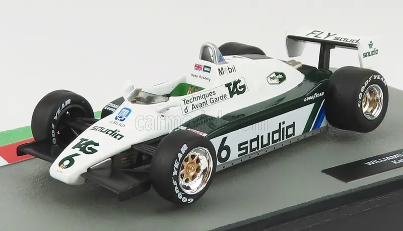 1:43 1982 World Champion -- Keke Rosberg -- Williams Fw08 -- Atlas F1 1