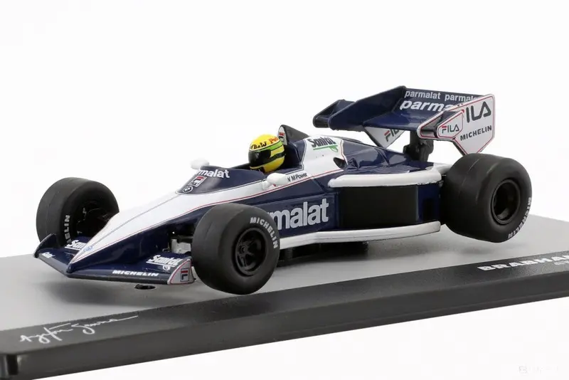 1:43 1983 Ayrton Senna -- Paul Ricard Test -- Brabham Bt52b -- Atlas F1 1