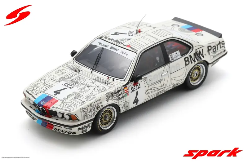 1:43 1983 Spa 24H -- Winkelhock / Quester / Rossi -- #4 Bmw 635 Csi -- Spark 1