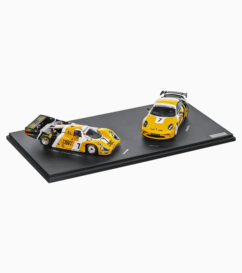 1:43 1985 24H Le Mans Twin Set -- 956Lh Winner/911 992 Gt3 Tribute -- Spark 1