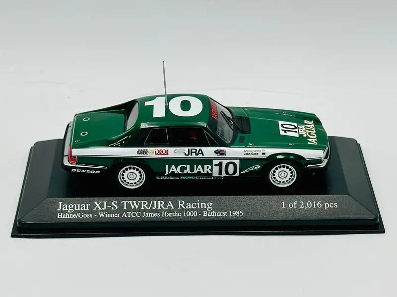 1:43 1985 Bathurst Winner -- Hahne/Goss -- #10 Jaguar Xj-S -- Minichamps 1
