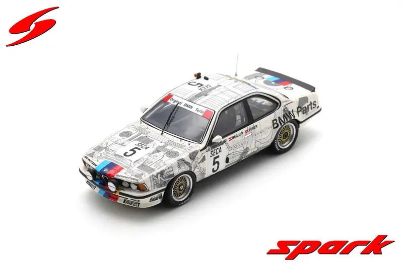 1:43 1985 Spa 24H Winner -- #5 Bmw 635 Csi -- Spark 1