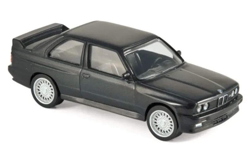 1:43 1986 Bmw E30 M3 -- Black -- Norev 1