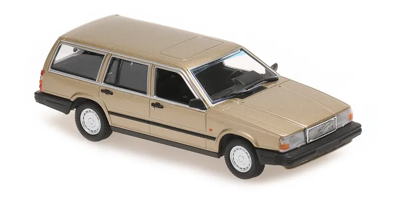 1:43 1986 Volvo 740 Break -- Gold -- Minichamps 1