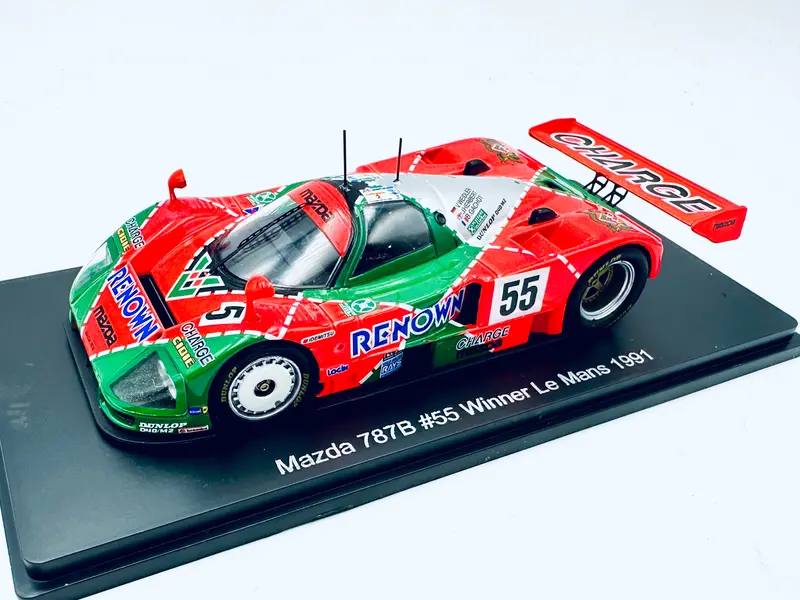1:43 1991 Le Mans 24 Hour Winner -- #55 Mazda 787B -- Edicola 1