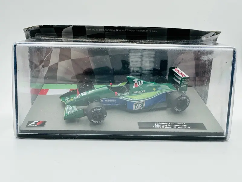 1:43 1991 Michael Schumacher -- Belgian Gp (First F1 Race) Jordan 191 -- Atlas 1
