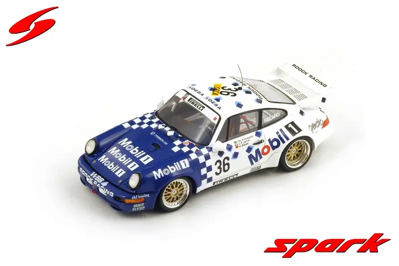 1:43 1993 Spa 24H Winner -- #36 Porsche 911 Carrera Rsr 3.8 -- Spark 1