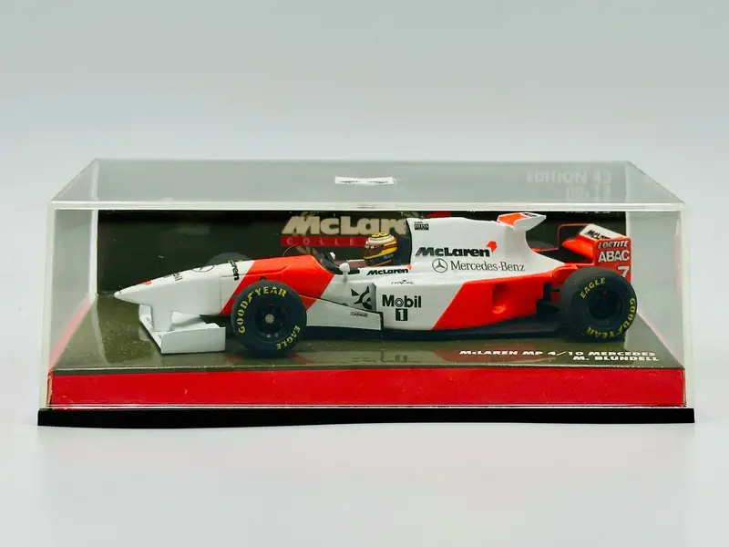 1:43 1995 Mark Blundell -- #7 Mclaren Mercedes Mp4/10 -- Minichamps F1 1