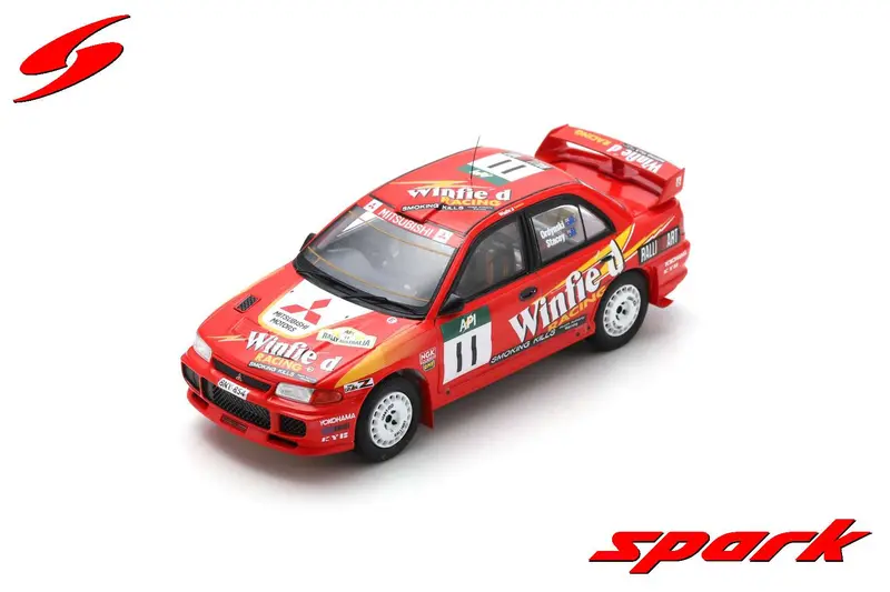 1:43 1997 Rally Australia -- #11 Winfield Mitsubishi Lancer Evo Iii -- Spark 1