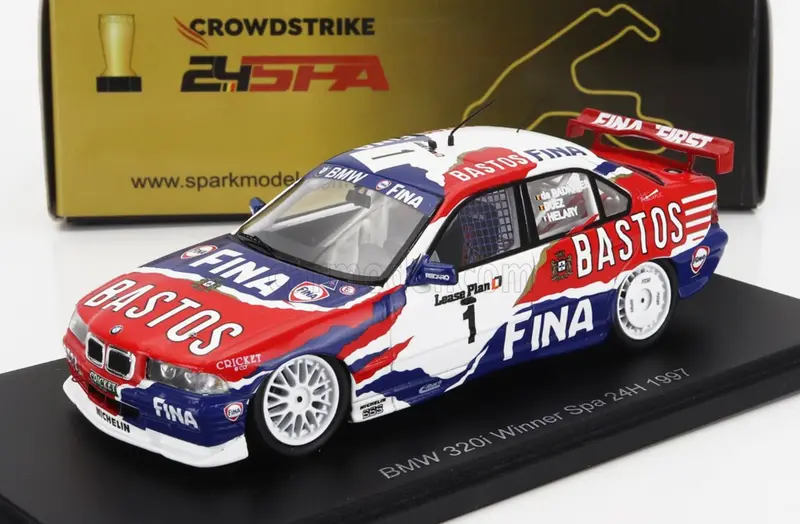 1:43 1997 Spa 24H Winner -- #1 Bmw E36 320I -- Spark 1