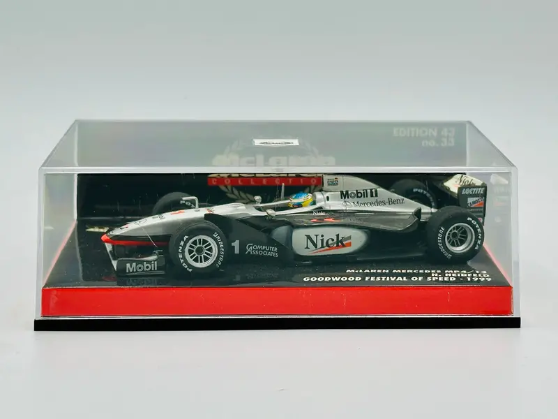 1:43 1999 Nick Heidfeld-- #1 Mclaren Mercedes Mp4/13 - Goodwood -- Minichamps F1 1