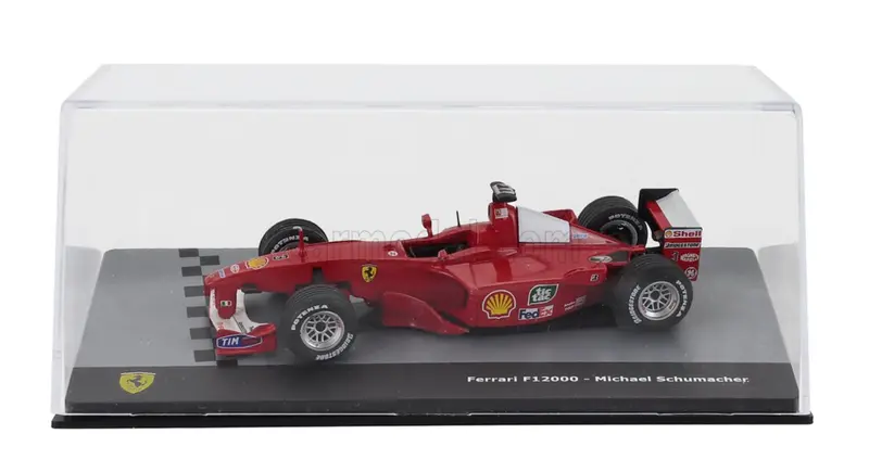 1:43 2000 Michael Schumacher -- World Champion -- #3 Ferrari -- Atlas/Edicola F1 1