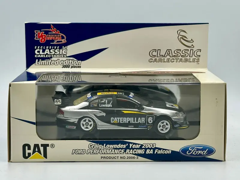 1:43 2003 Craig Lowndes -- #6 Ford Ba Falcon -- Classic Carlectables 1