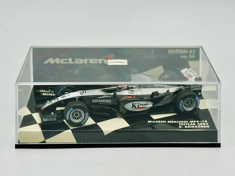 1:43 2003 Kimi Raikkonen -- Test Car -- #6 Mclaren Mp4-18 -- Minichamps F1 1