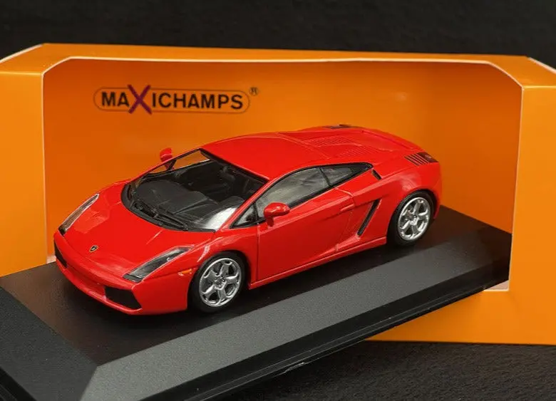 1:43 2004 Lamborghini Gallardo -- Red -- Minichamps 1