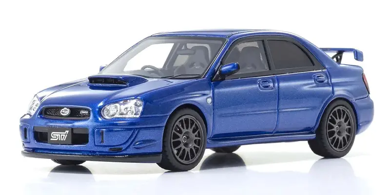 1:43 2004 Subaru Impreza S203 Wrx Sti -- Blue -- Kyosho 1