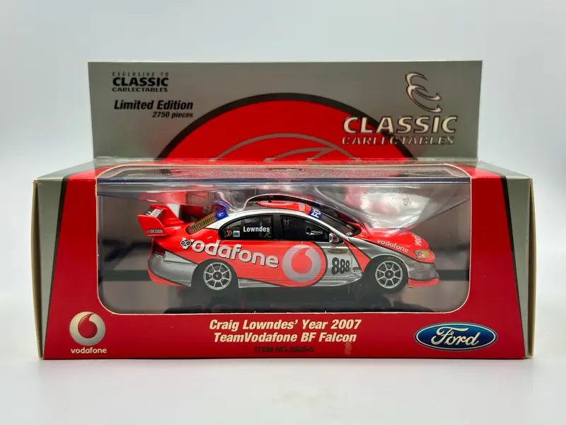 1:43 2007 Craig Lowndes - #888 Vodafone - Ford Bf Falcon -- Classic Carlectables 1