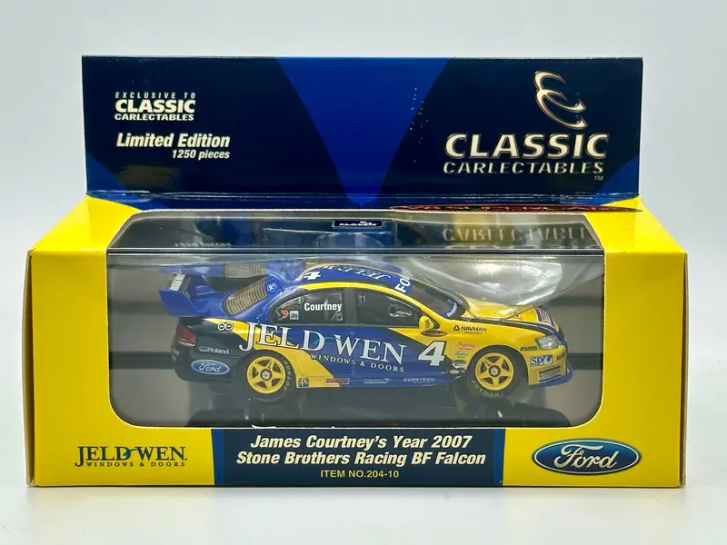 1:43 2007 James Courtney -- #4 Ford Bf Falcon -- Classic Carlectables 1